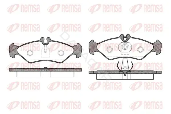 Тормозные колодки REMSA 0579.00