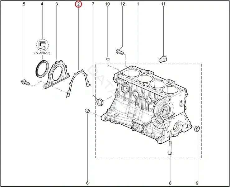 Комплект прокладок двигателя LADA 21080100515510