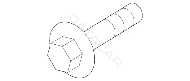 Болт подвески MAZDA 907200612