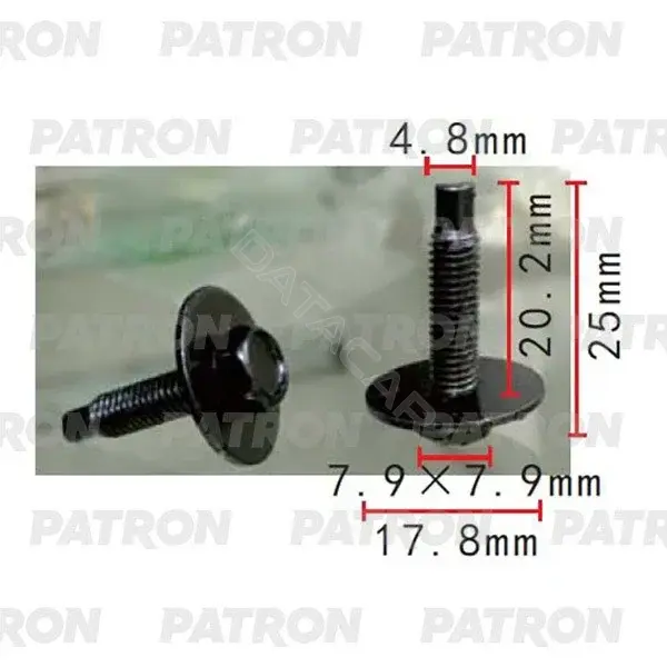 Клипсы, фиксаторы, зажимы PATRON P37-2224