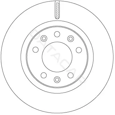 Тормозные диски TRW DF6785