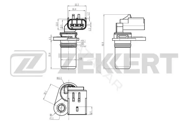 Датчик давления воздуха ZEKKERT SE-5044