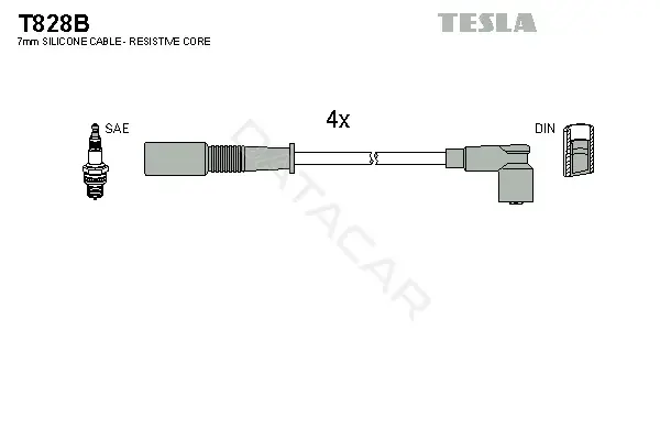 Высоковольтные провода TESLA T828B