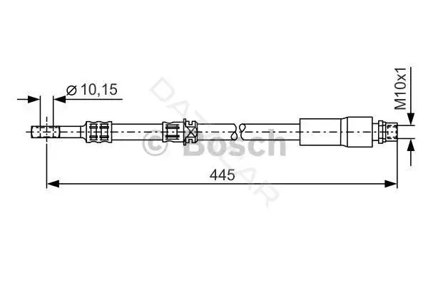 Тормозные шланги BOSCH 1987476455