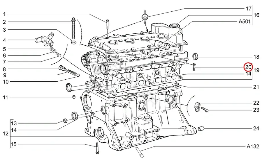 Болт подвески LADA 21120100608610