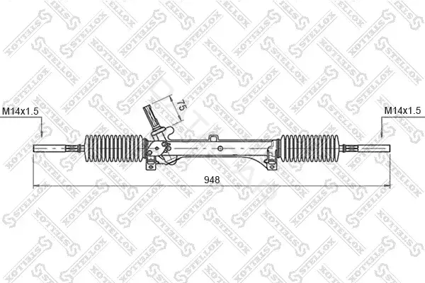 Рулевая рейка STELLOX 00-35005-SX