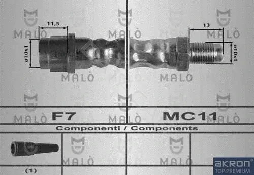 Тормозные шланги MALO 80193