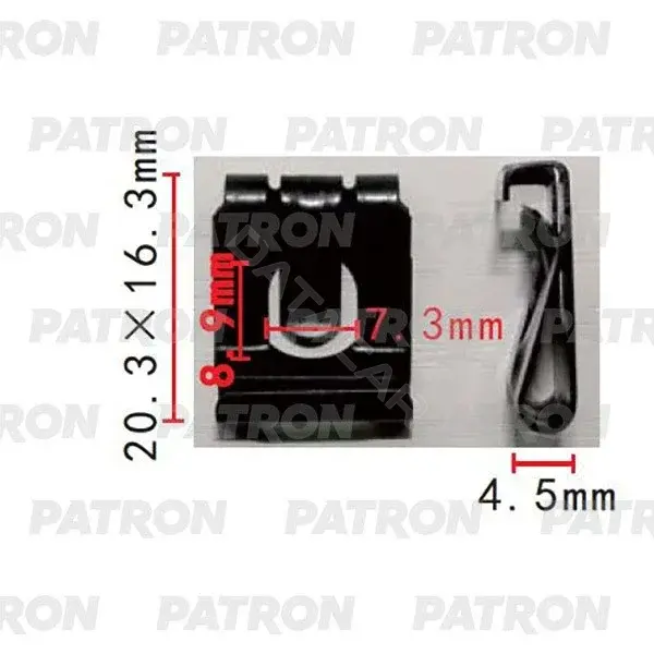 Клипсы, фиксаторы, зажимы PATRON P37-2152