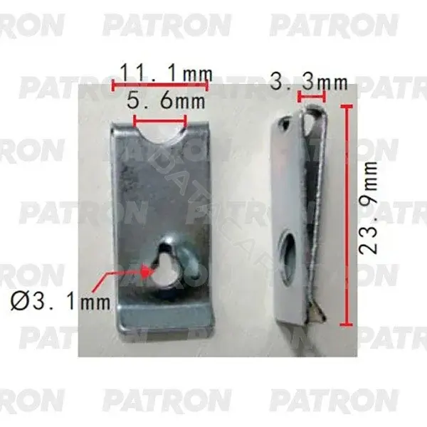 Клипсы, фиксаторы, зажимы PATRON P37-2166