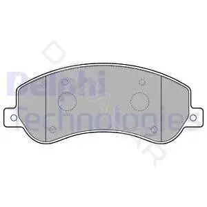 Тормозные колодки DELPHI LP2257