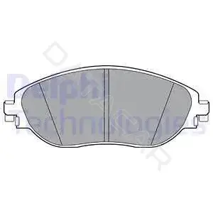Тормозные колодки DELPHI LP3368