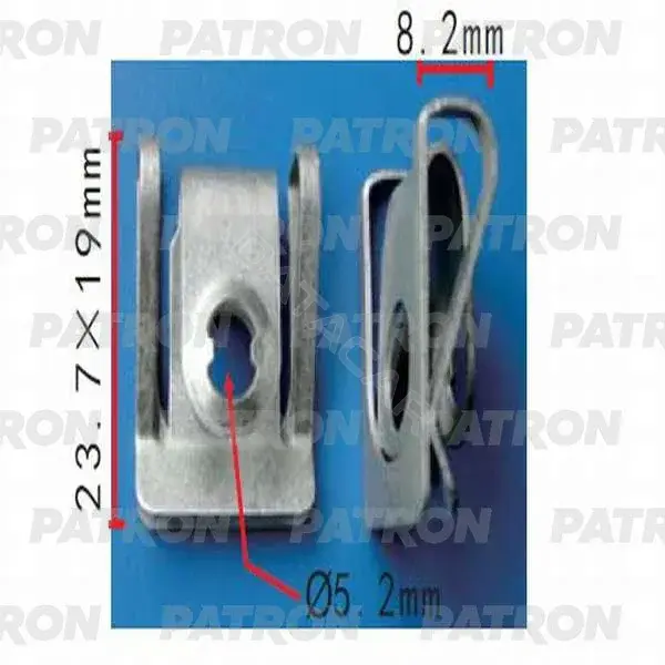 Клипсы, фиксаторы, зажимы PATRON P37-0325