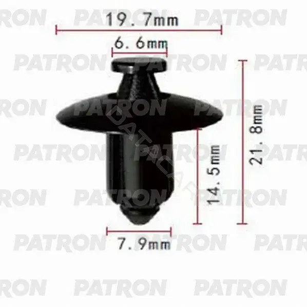 Клипсы, фиксаторы, зажимы PATRON P37-1006