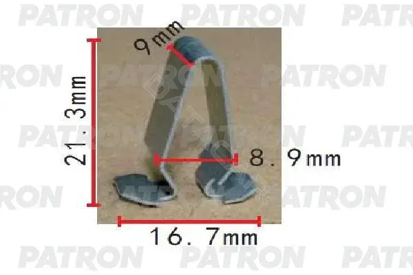 Клипсы, фиксаторы, зажимы PATRON P37-1613