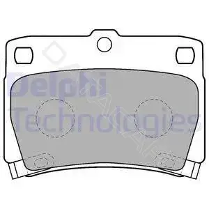Тормозные колодки DELPHI LP1546