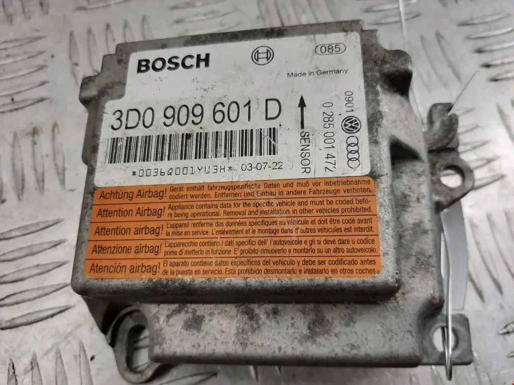 Блок управления подушками безопасности 3D0909601D, 95561821902