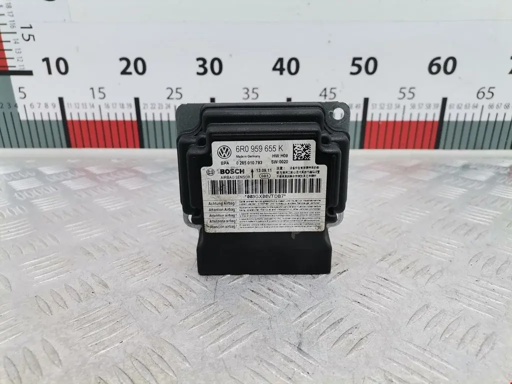 Блок управления подушками безопасности 0285010793, 6R0959655K
