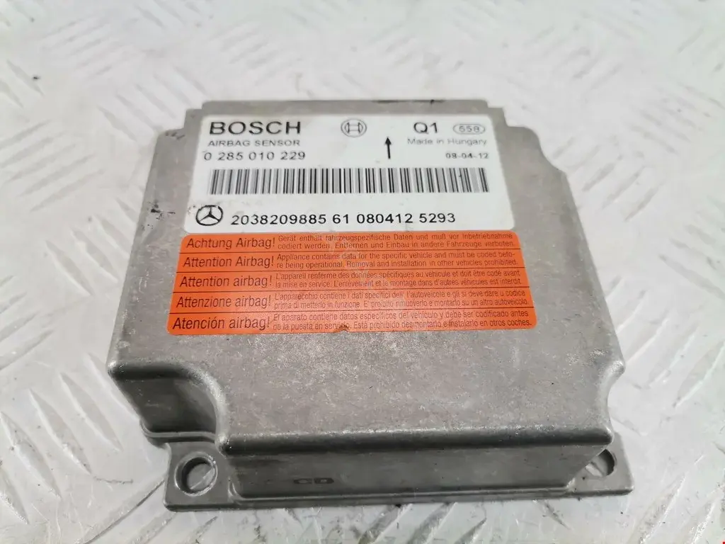 Блок управления подушками безопасности 0285010229, A2038209885