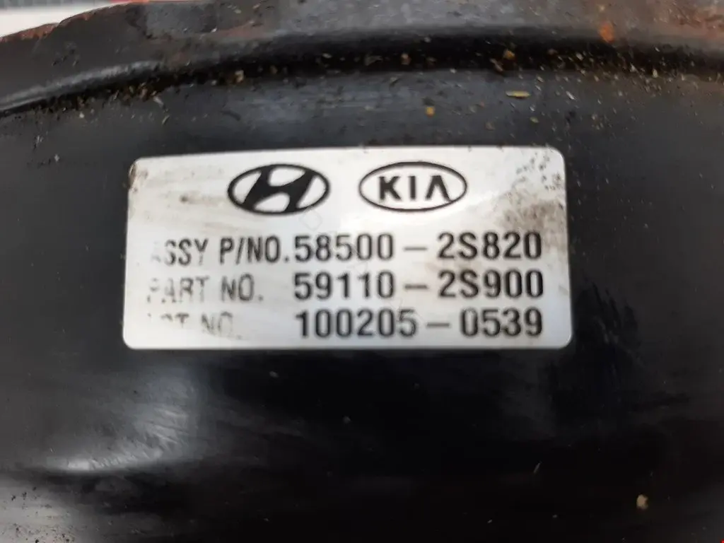 Вакуумный усилитель тормозов 585002S820, 591102S900