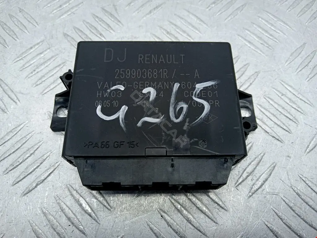 Блок управления парктрониками 259903681R, 604286