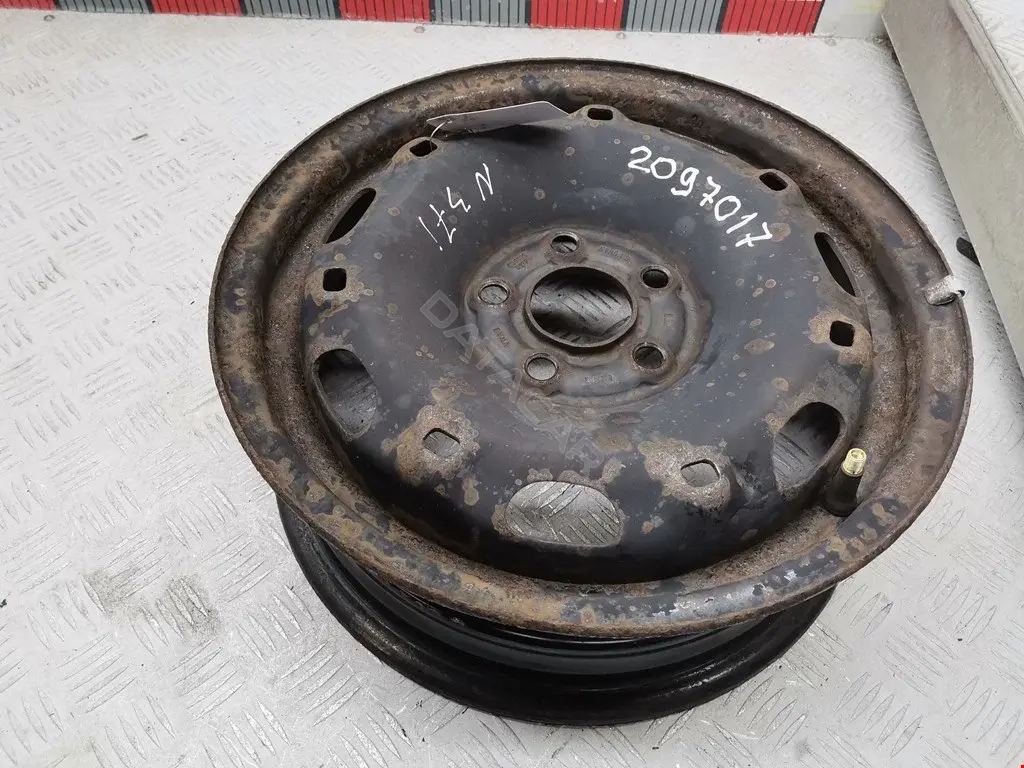 Колесные диски 1J0601027P, 1J0601027P03C, R14 5X100 6J ET35 DIA57.1