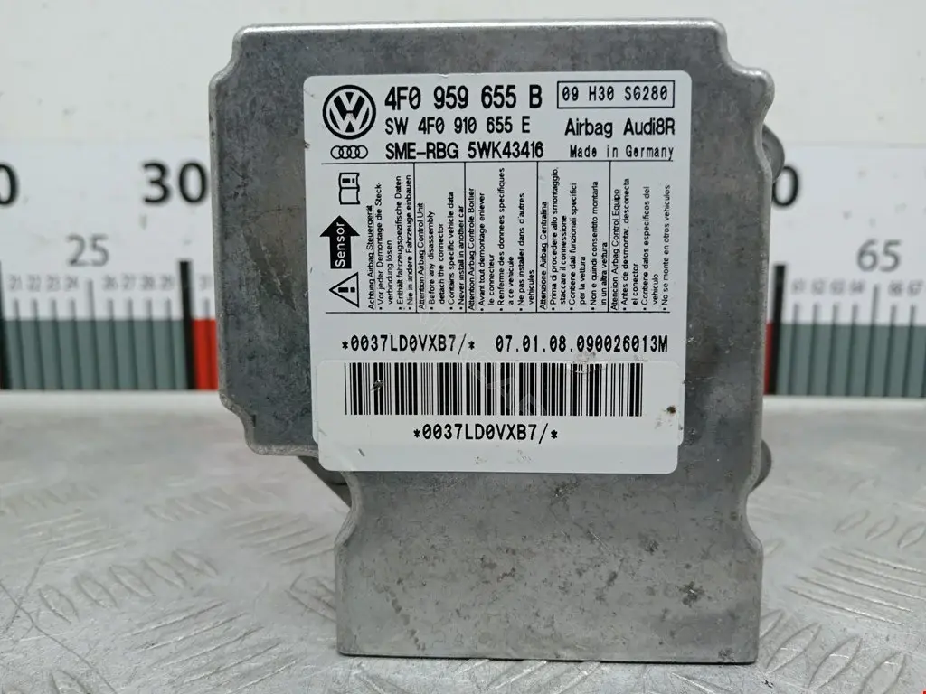 Блок управления подушками безопасности 4F0959655B, 5WK43416