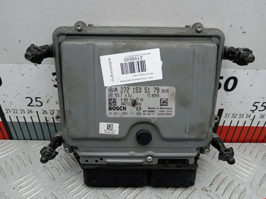 Блок управления двигателем 0261209111, A2721535179