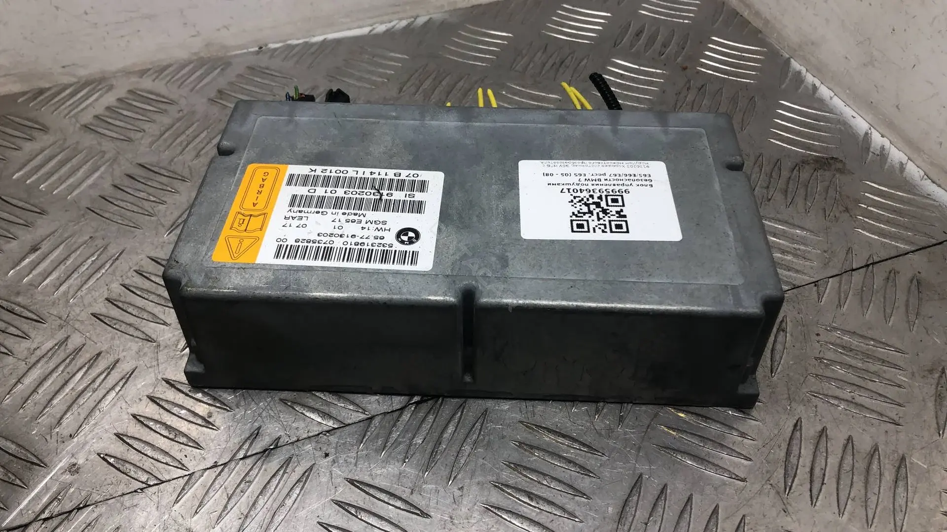 Блок управления подушками безопасности 65779130203, 9130203