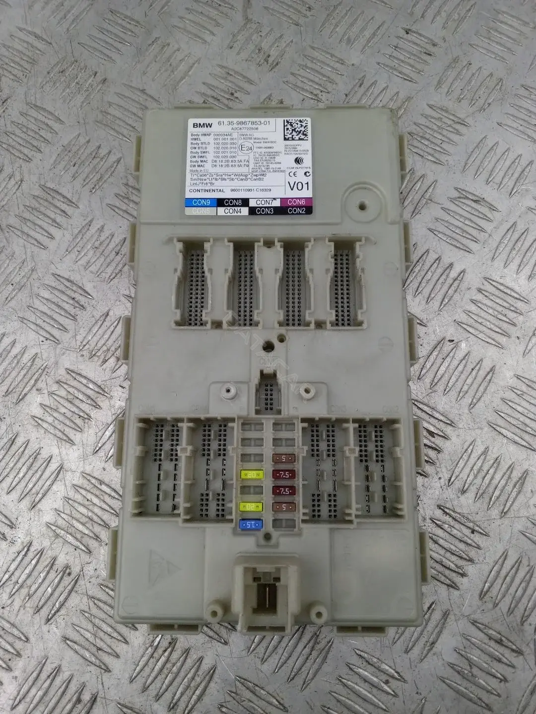 Блок комфорта 61359867853, 9600110931, 9867853