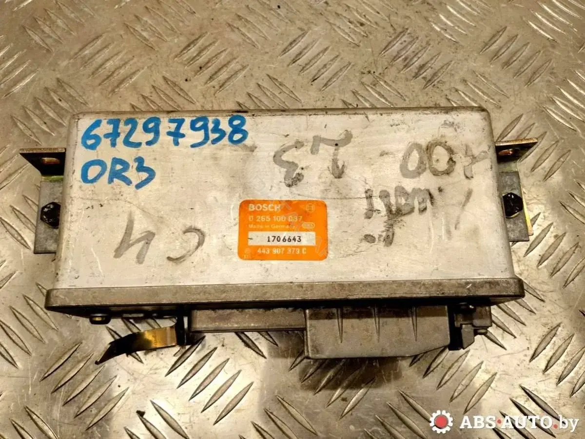Блок управления АБС 0265100037, 443907379C