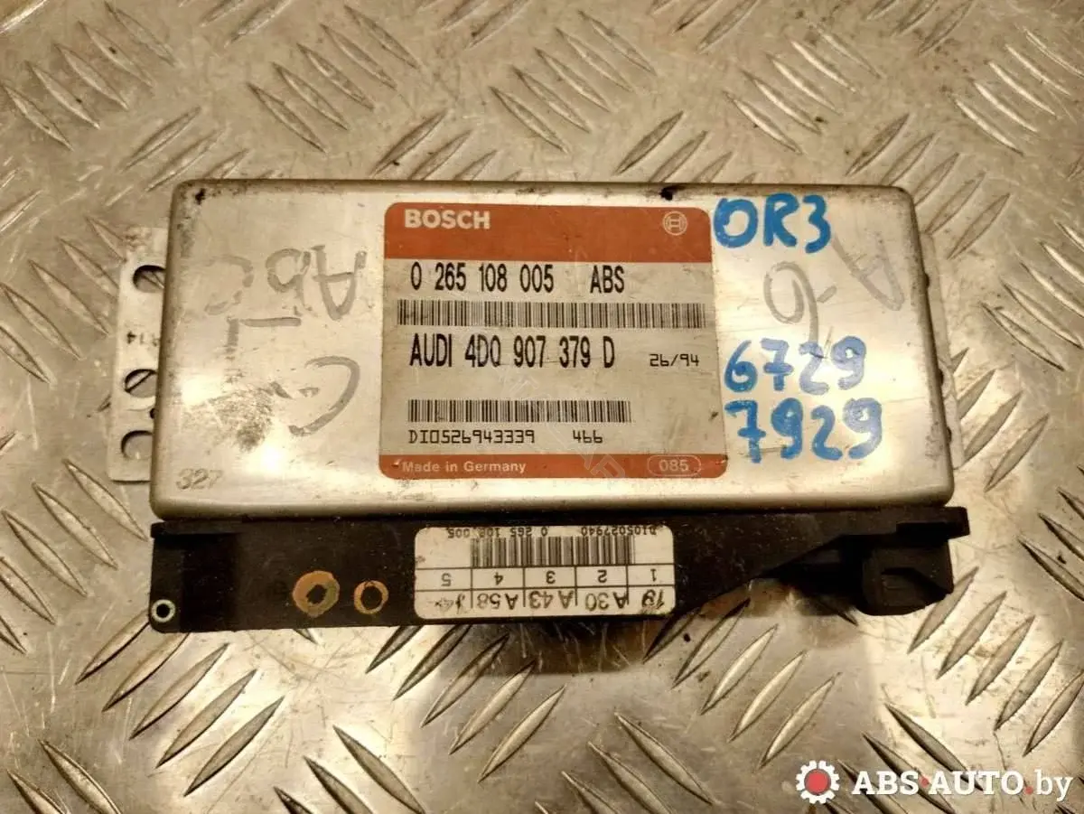 Блок управления АБС 0265108005, 4D0907379D