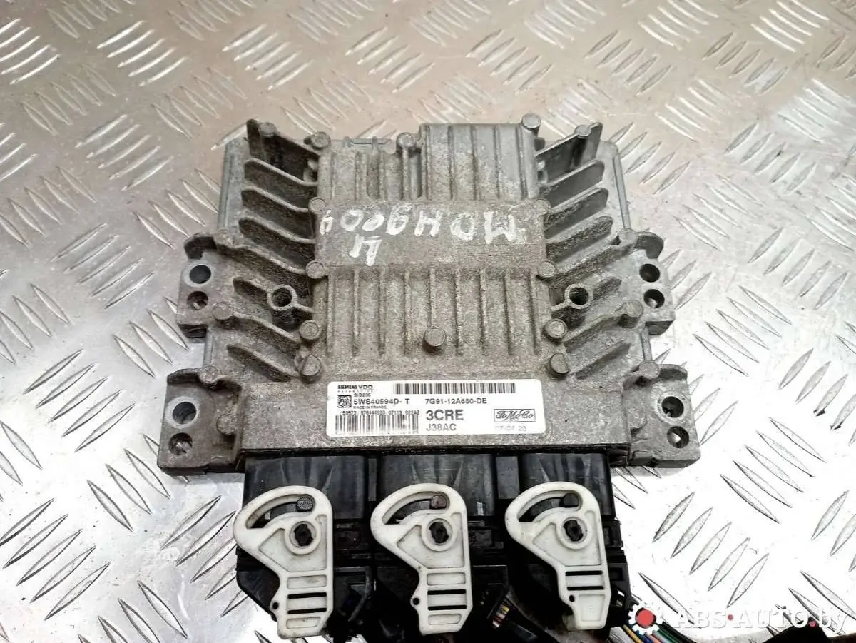 Блок управления двигателем 5WS40594DT, 7G9112A650DE