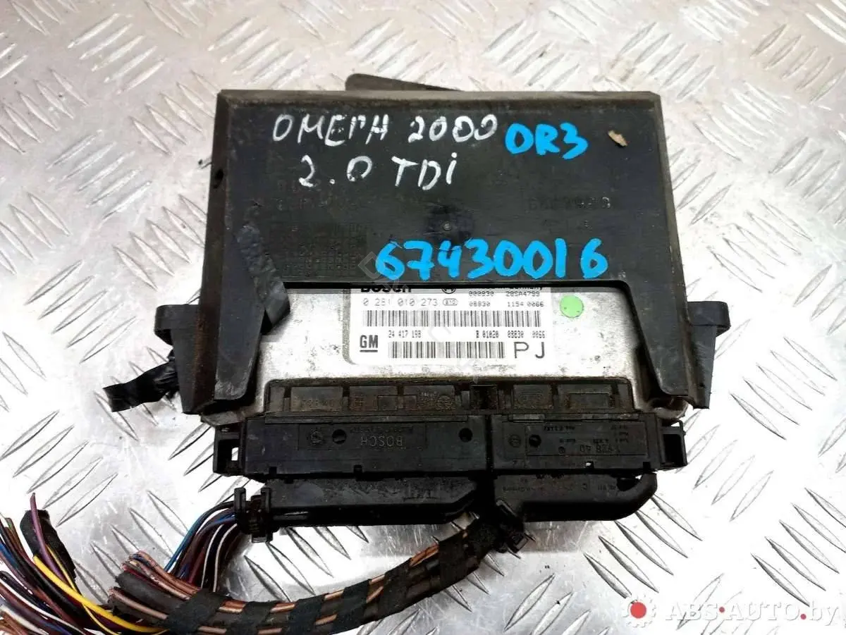 Блок управления двигателем 0281010273, 24417198