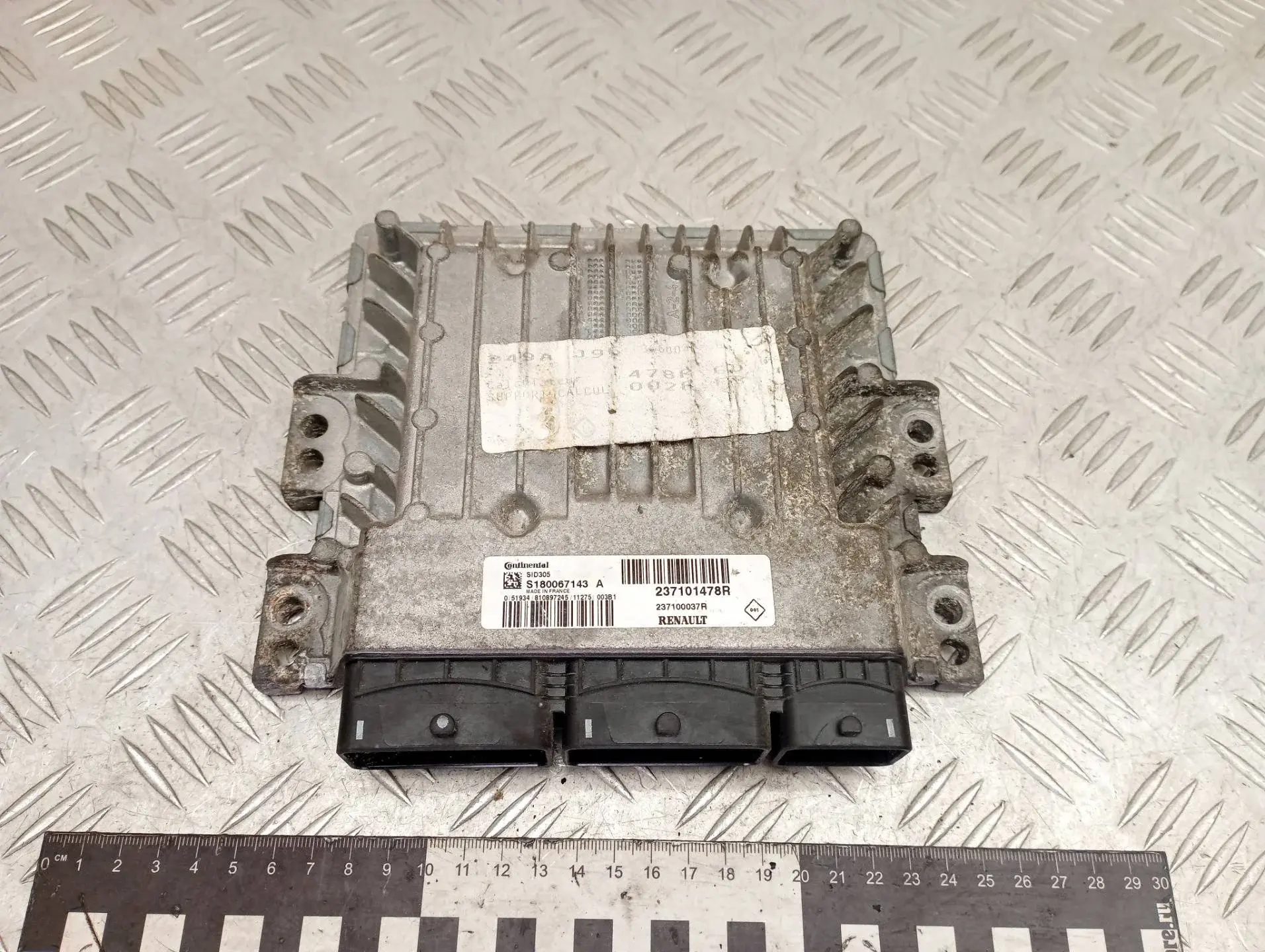 Блок управления двигателем 237100037R, 237101478R, S180067143A