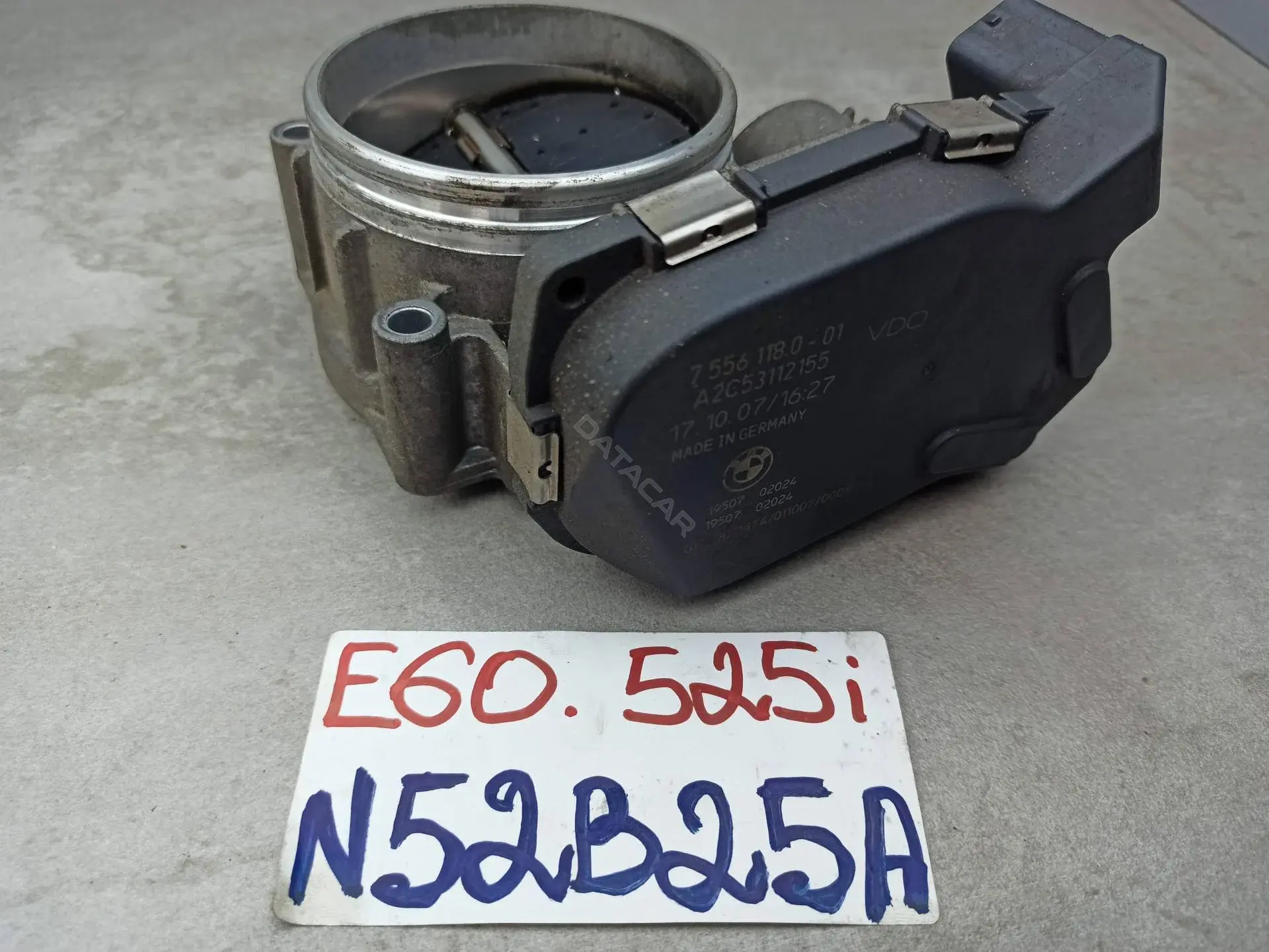Дроссельная заслонка 13547556118, 7556118