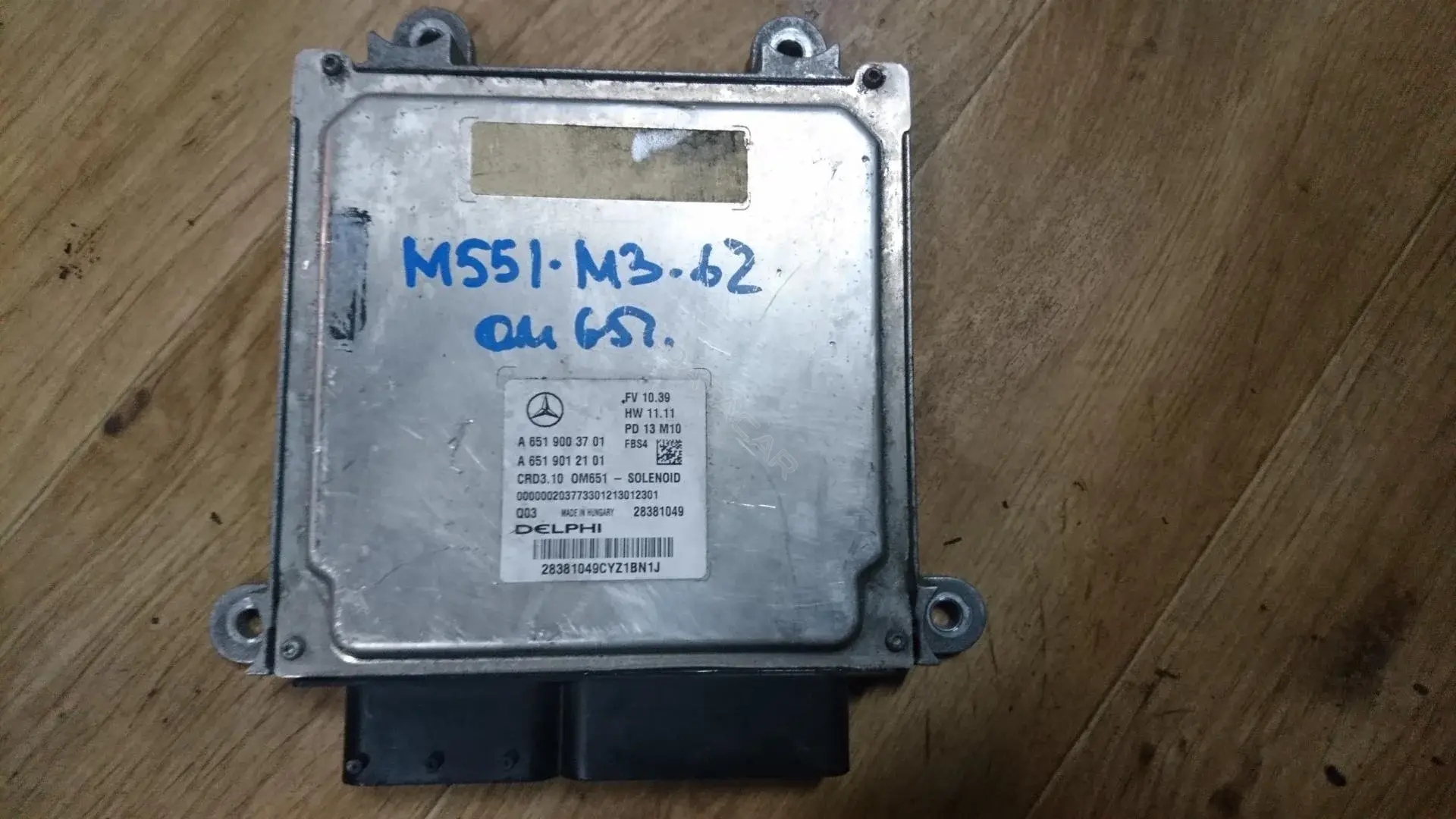 Блок управления двигателем 28381049, A6519003701