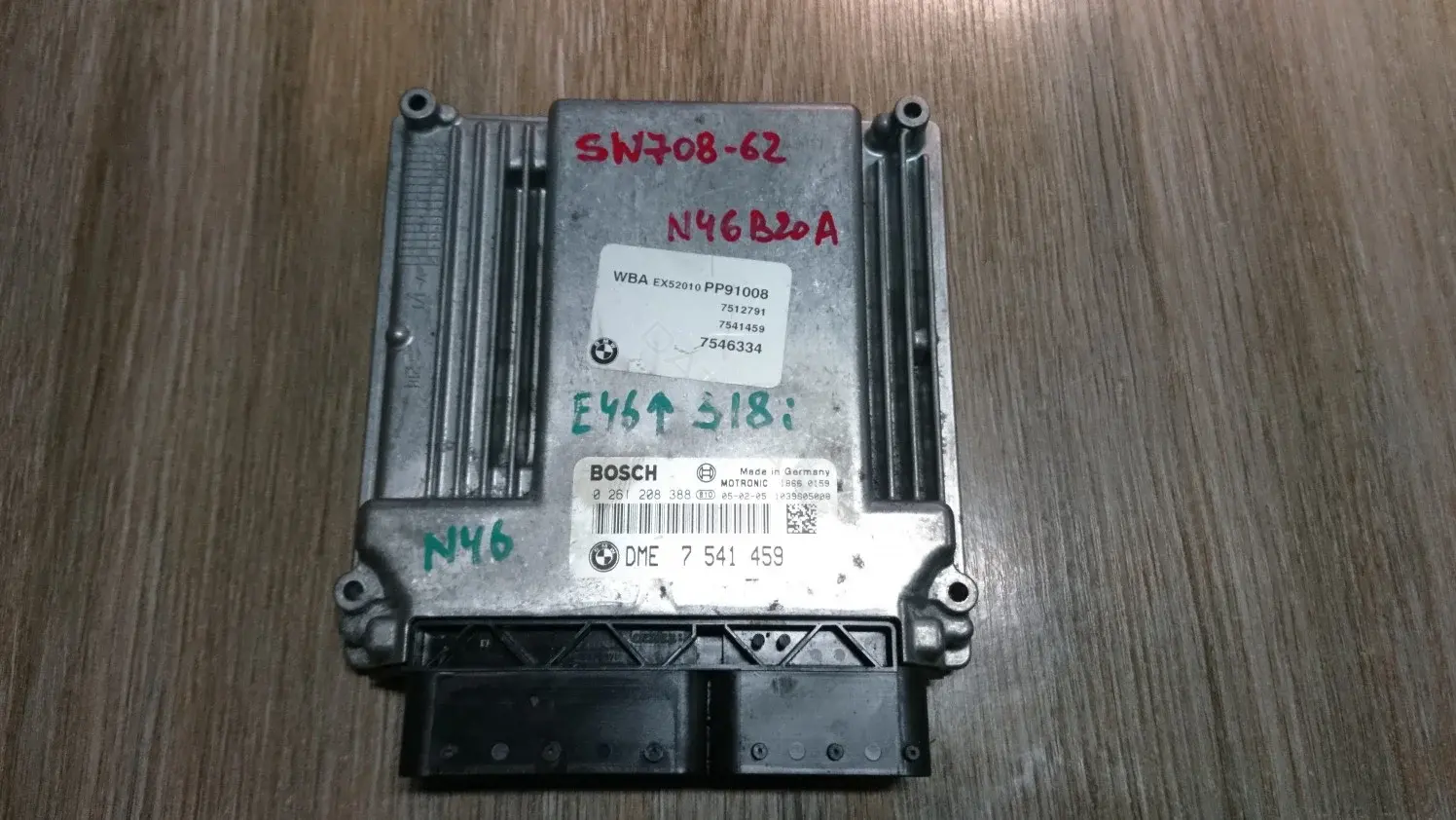 Блок управления двигателем 0261208388, 7541459
