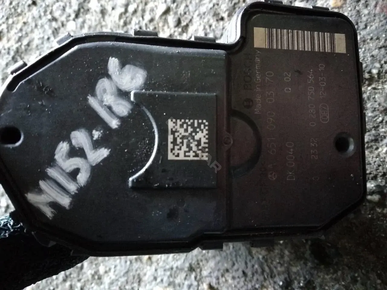 Дроссельная заслонка 0280750564, A6510900370