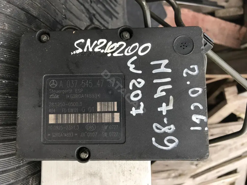 Блок управления АБС 0375454732, A0064315112
