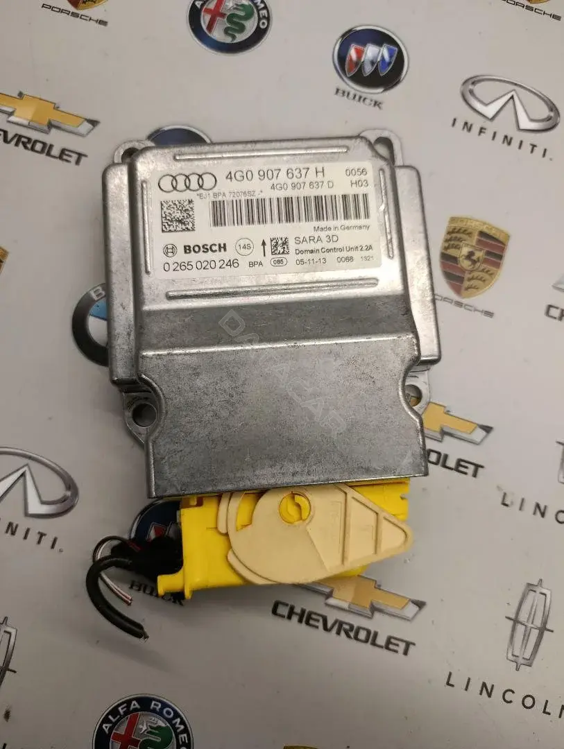 Блок управления подушками безопасности 4G0907637, 4G0907637H