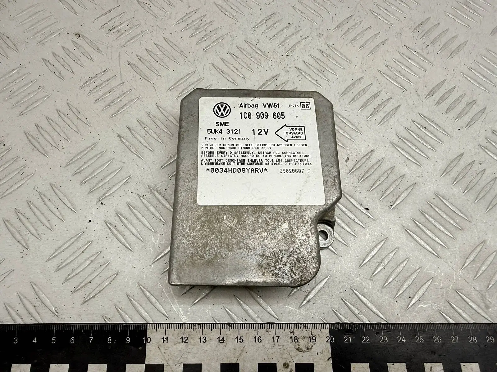 Блок управления подушками безопасности 1C0909605, 5WK43121
