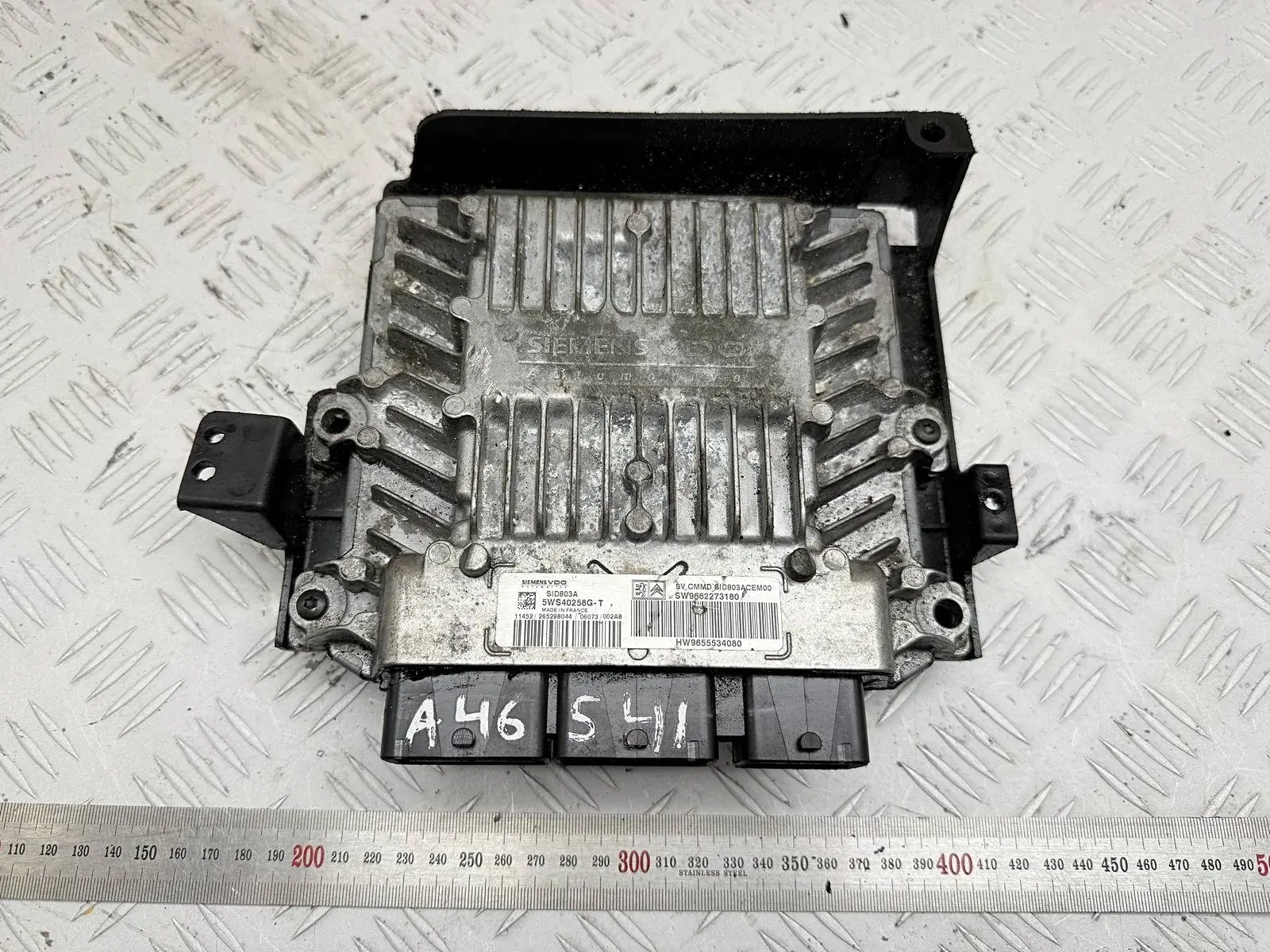 Блок управления двигателем 5WS40258GT, 9655534080, 9662273180