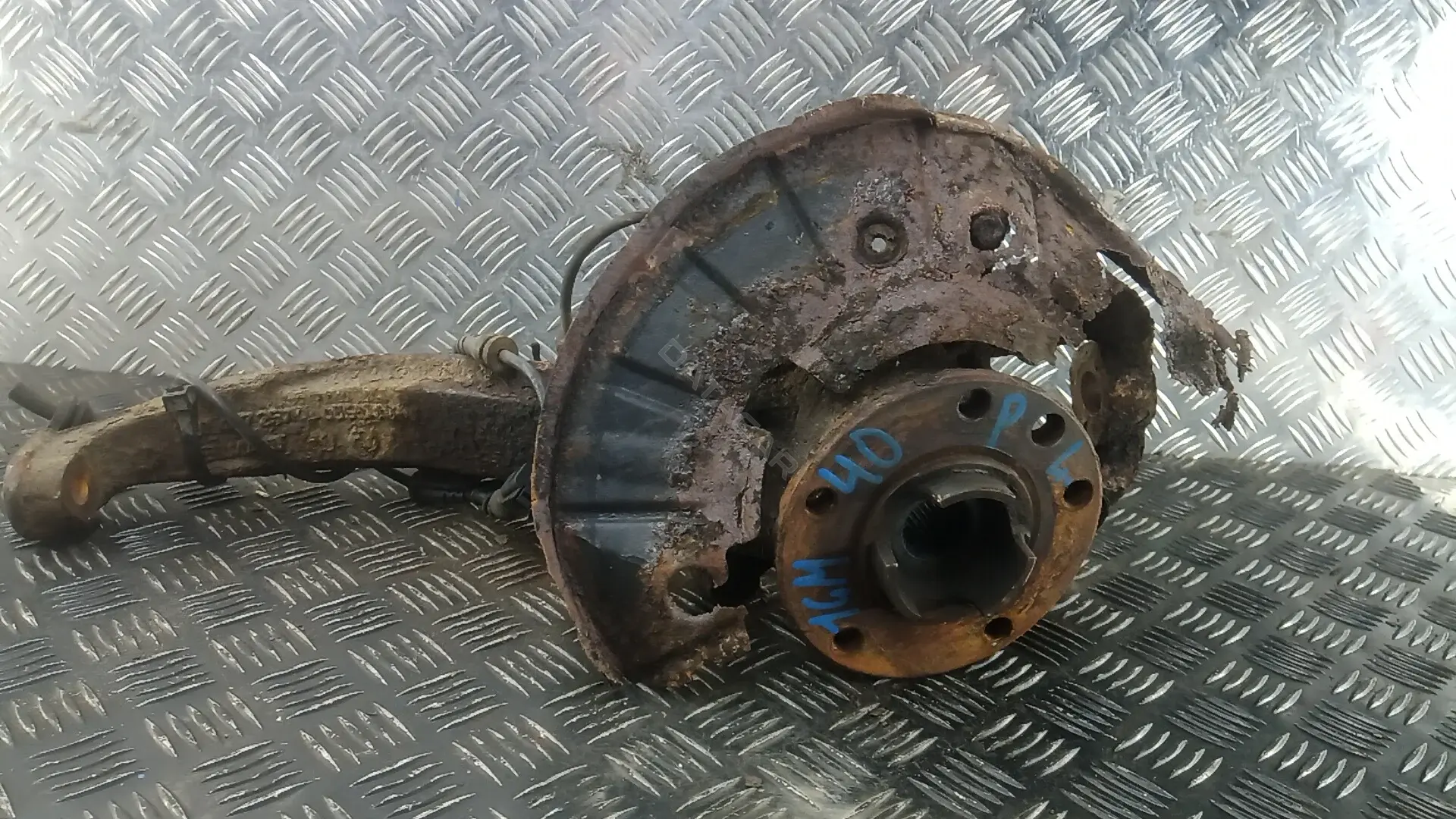 Ступица колеса 7L0407257A, 7L0501655B