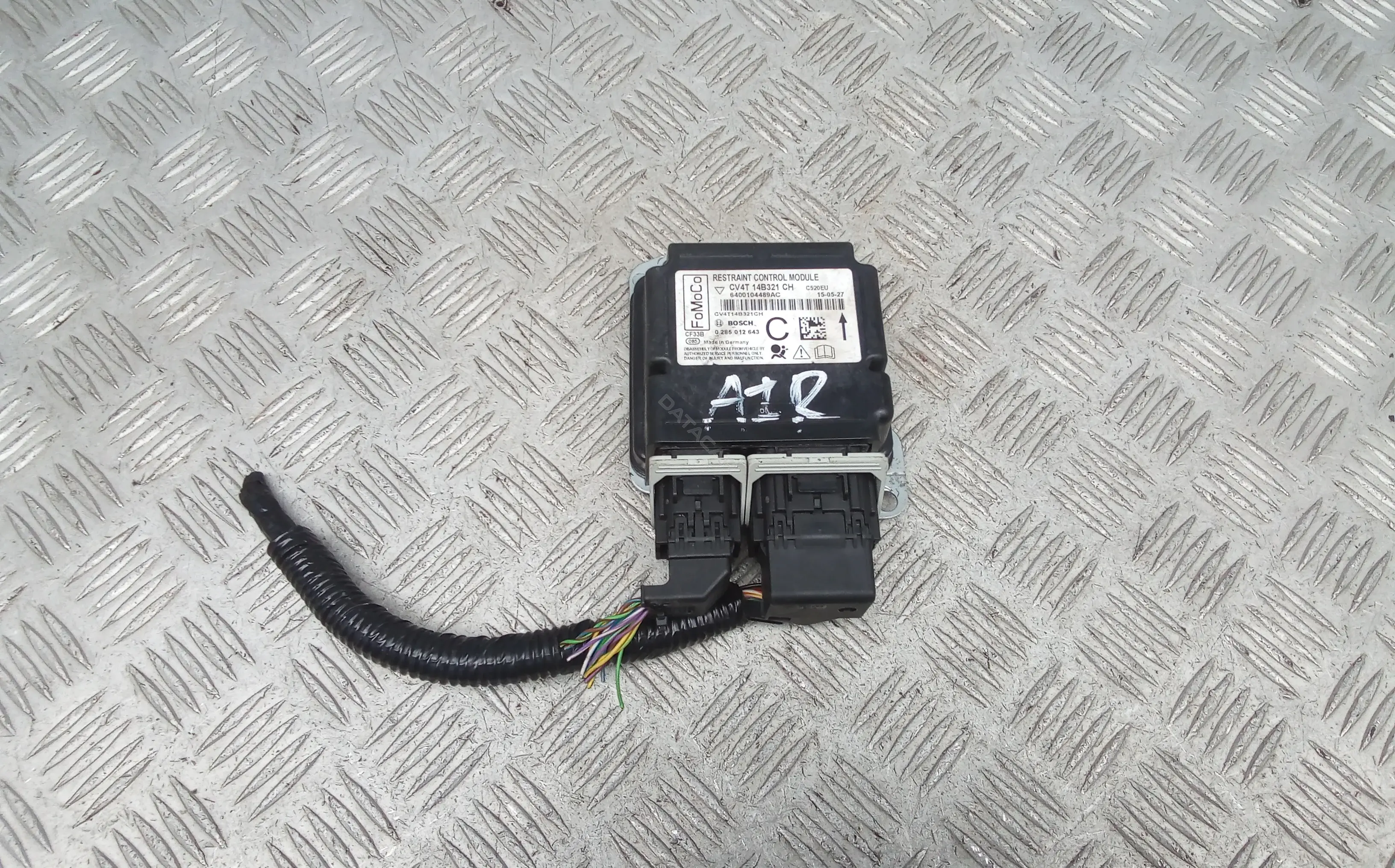 Блок управления подушками безопасности 0285012643, cv4t14b321ch