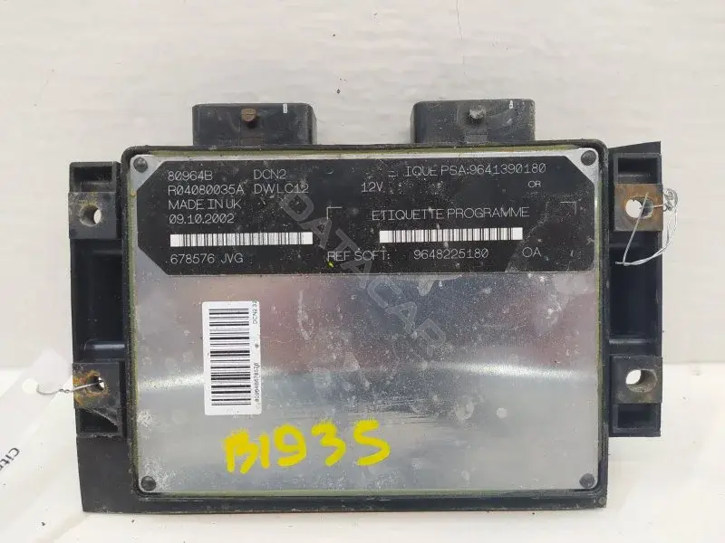 Блок управления двигателем 9648225180