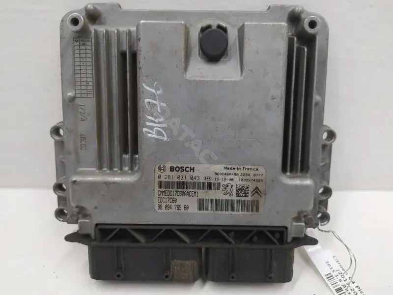 Блок управления двигателем 9809478580