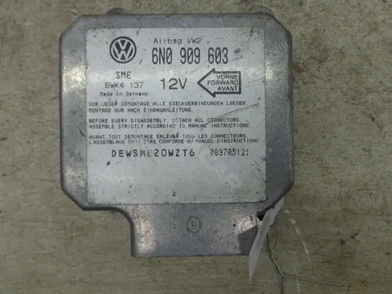 Блок управления подушками безопасности 6NO909603