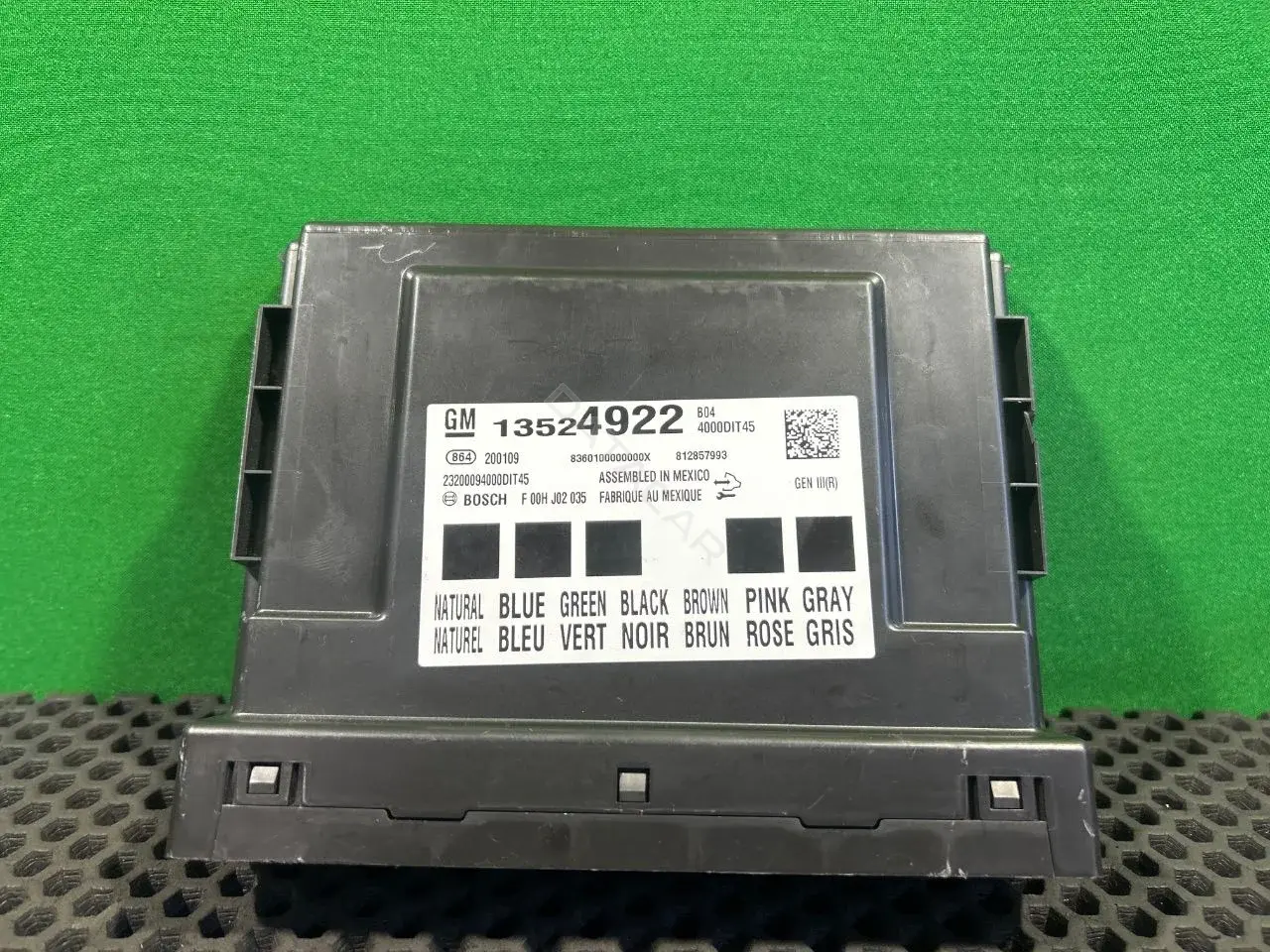 Блок комфорта 13524922, 4000DIT45, 812857993