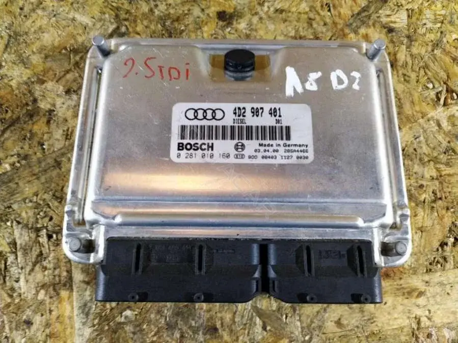 Блок управления двигателем 0281010160, 4D2907401