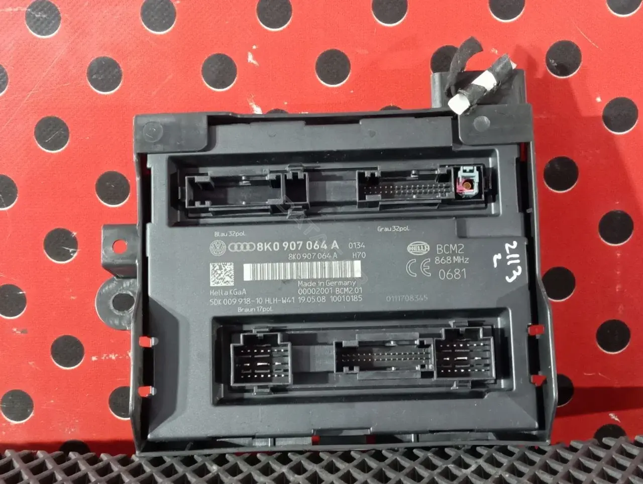 Блок комфорта 8K0 907 064 A, 8K0 907 461 A